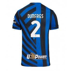 Billiga Inter Milan Denzel Dumfries #2 Hemmatröja 2024-25 Kortärmad